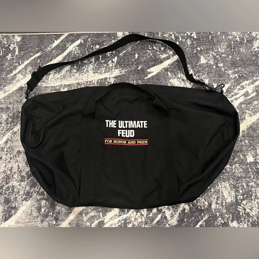 Vintage‎ Boxing Barrera  Morales Large Black Duffel Bag.